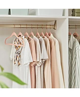 Slickblue Velvet Hangers Pack, Non Slip With Swivel Hook, Slim Space Saving, 30 Pieces