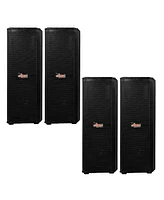 5 Core 4 Pcs 15 inch Premium Passive Dj Speakers/ 4000W Pmpo, 400W Rms, 2 Way 4 Ohm, Wooden Enclosure - 15x2 400DX 4PCS