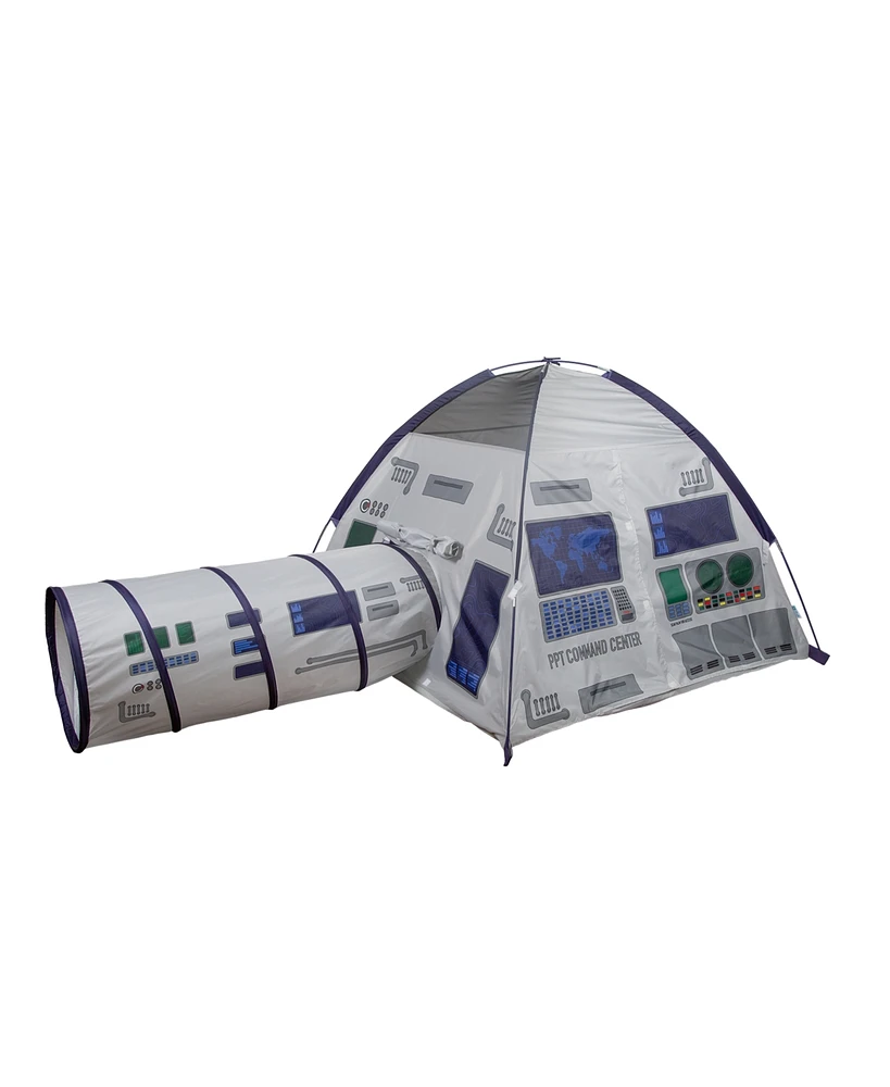 Pacific Play Tents Command Center Tent + Tunnel Combo