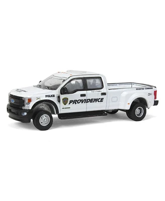 Greenlight Collectibles 1/64 2018 Ford F-350 Dually, Providence Ri Police Mounted Command Dually