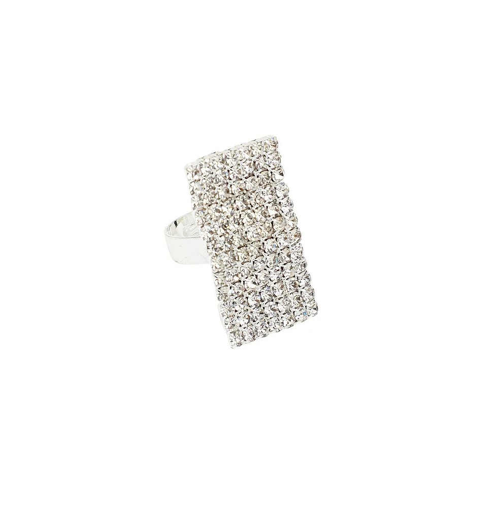 Sohi Women's Bling Bar Statement Ring