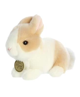 Aurora Small Baby Bunny Miyoni Tots Adorable Plush Toy Ginger and White 7.5"