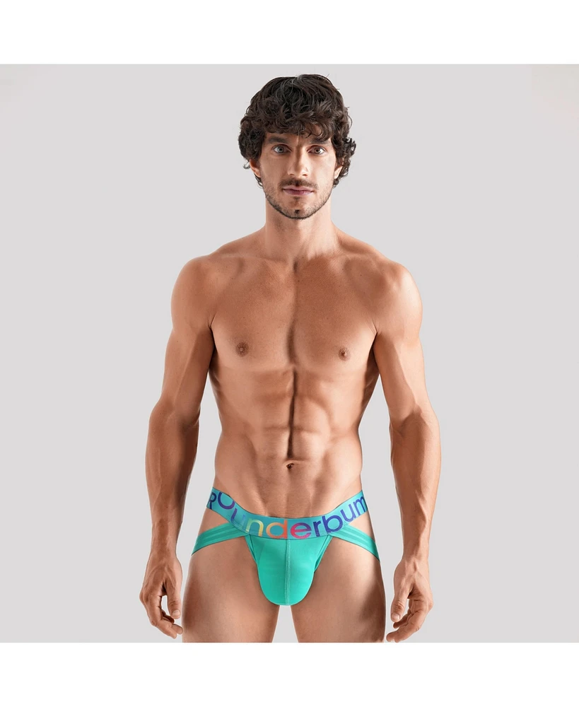 Rounderbum Men's Transparent Pride [Dual Tech] Jockstrap