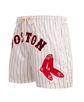 Pro Standard Men's Cream Boston Red Sox Pinstripe Retro Classic Woven Shorts