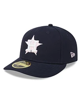 New Era Men's Navy Houston Astros 2024 Mother's Day Low Profile 59FIFTY Fitted Hat
