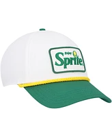 American Needle Men's White/Green Sprite Roscoe Adjustable Hat