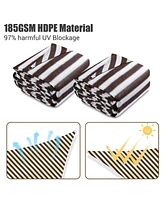 2 Pack Ft 97% Uv Block Triangle Sun Shade Sail Canopy Outdoor Patio Awning