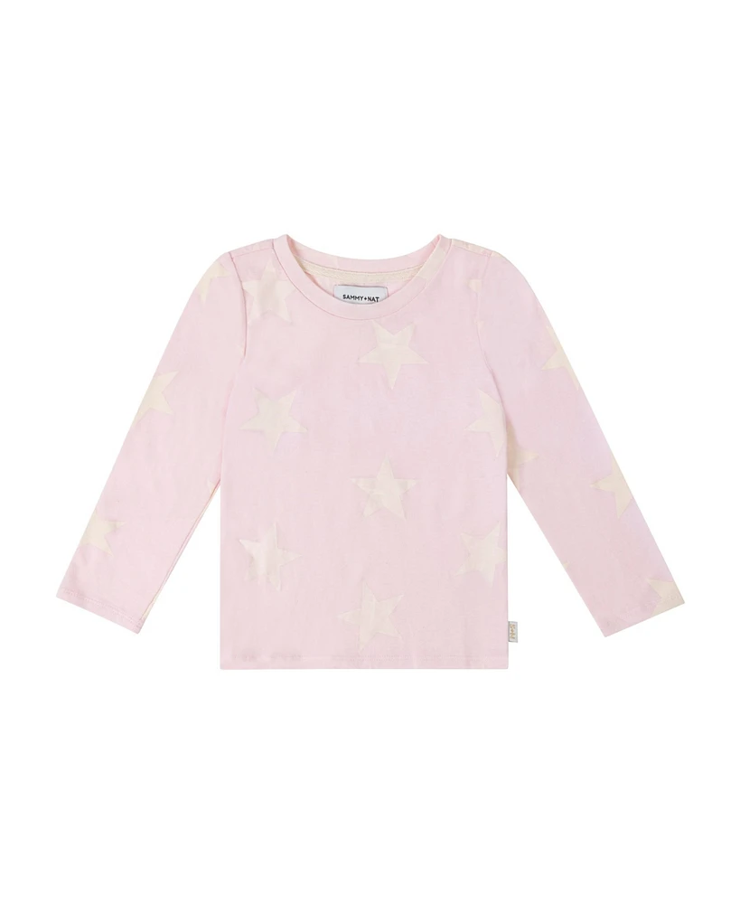 Sammy + Nat Little Girls Printed Top