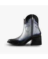 Bala Di Gala Italian Western Leather Booties Double Trouble By