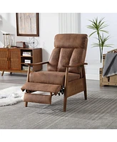 Wood Frame Armchair, Modern Accent Chair Lounge Chair For Living Room