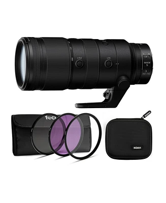 Nikon Nikkor Z 70-200mm f/2.8 Vr S Lens with 3-Piece Lens Filter Kit Bundle