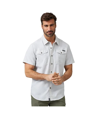 Free Country Men's Expedition Nylon Rip-Stop Short Sleeve Shirt