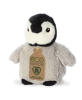 Aurora Mini Penguin Eco Nation Eco-Friendly Plush Toy Gray 5"