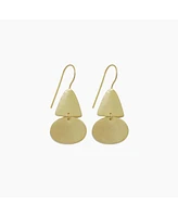 sanctuaire Sanctuary Project by Threaded Geo Mixed Shape Earrings Gold