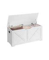 Slickblue Storage Chest, Trunk With 2 Safety Hinges, For Entryway, Bedroom, Living Room