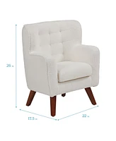 ECR4Kids Mila Arm Chair, Dark Sage
