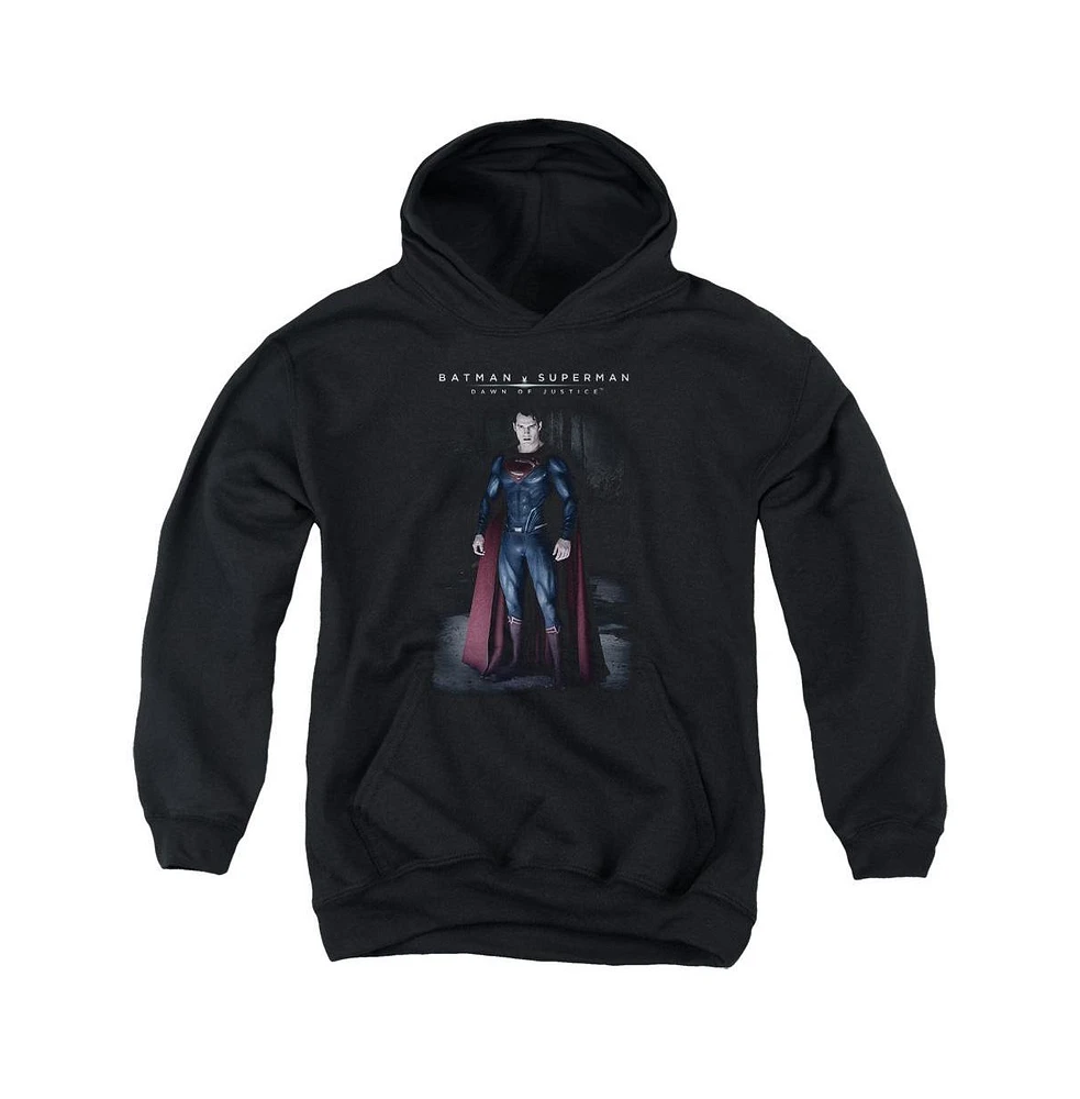 Batman V Superman Boys Youth Stand Tall Pull Over Hoodie / Hooded Sweatshirt