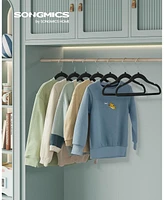 Slickblue Hangers for Closet with Hooks, Premium Velvet Hangers, Non-Slip 50 Pieces