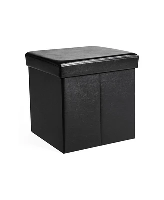 Slickblue Folding Storage Ottoman Cube