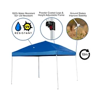 Outdoor Event/Tailgate Set With Pop Up Event Canopy Carry Bag