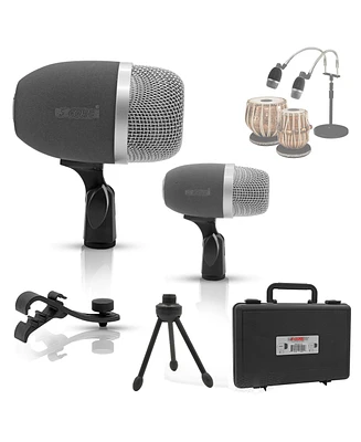 5 Core Tabla Mic High Sensitivity Snare Tom Instrument Microphone with Dynamic Moving Coil Uni