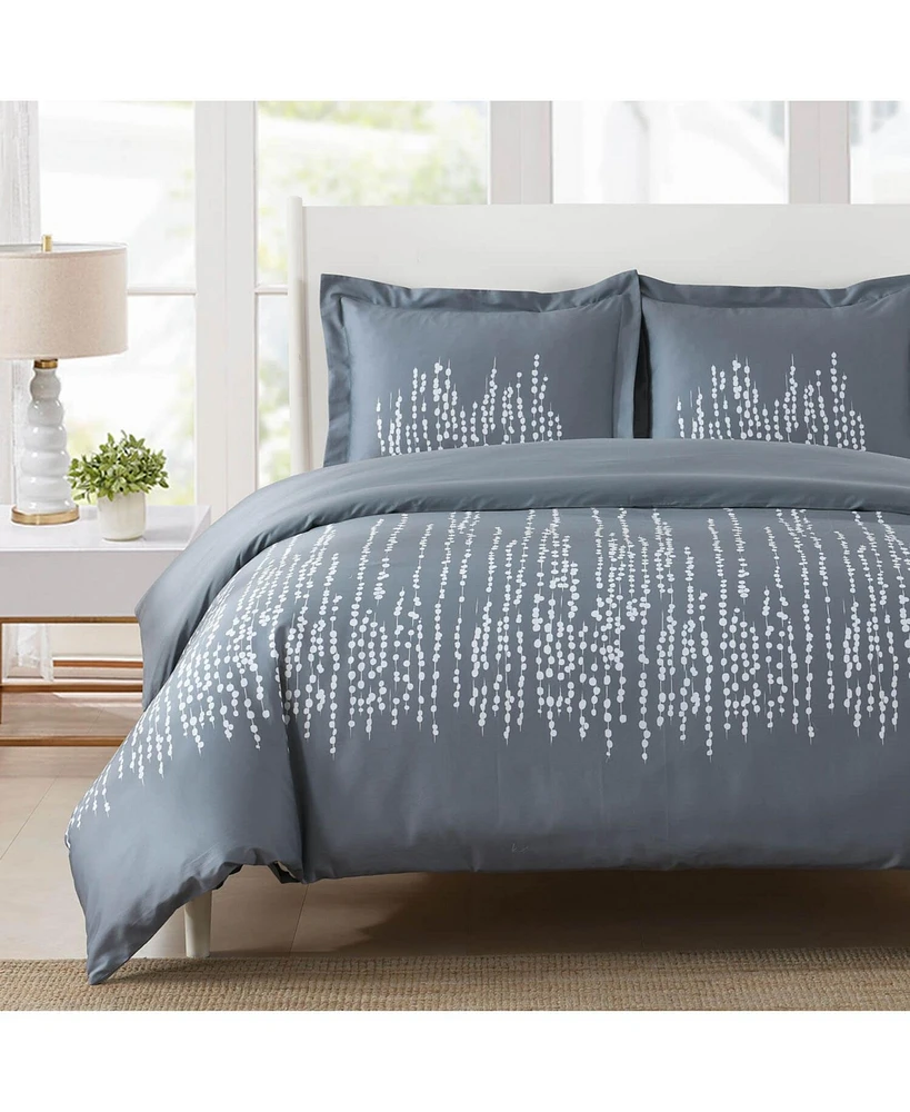 Egyptian Linens Pearla 100% Cotton Duvet Cover Set, Twin/Twin Xl