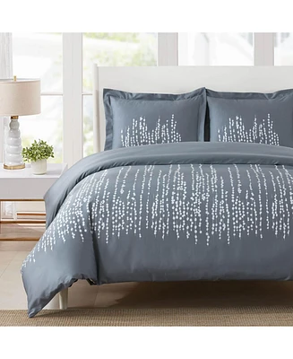 Egyptian Linens Pearla 100% Cotton Duvet Cover Set, Twin/Twin Xl