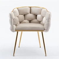 Modern Luxury Velvet Single Sofa Chair Set for Lazy Person