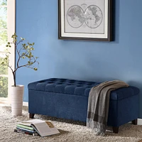 Streamdale Furniture Shandra Tufted Top Storage Bench