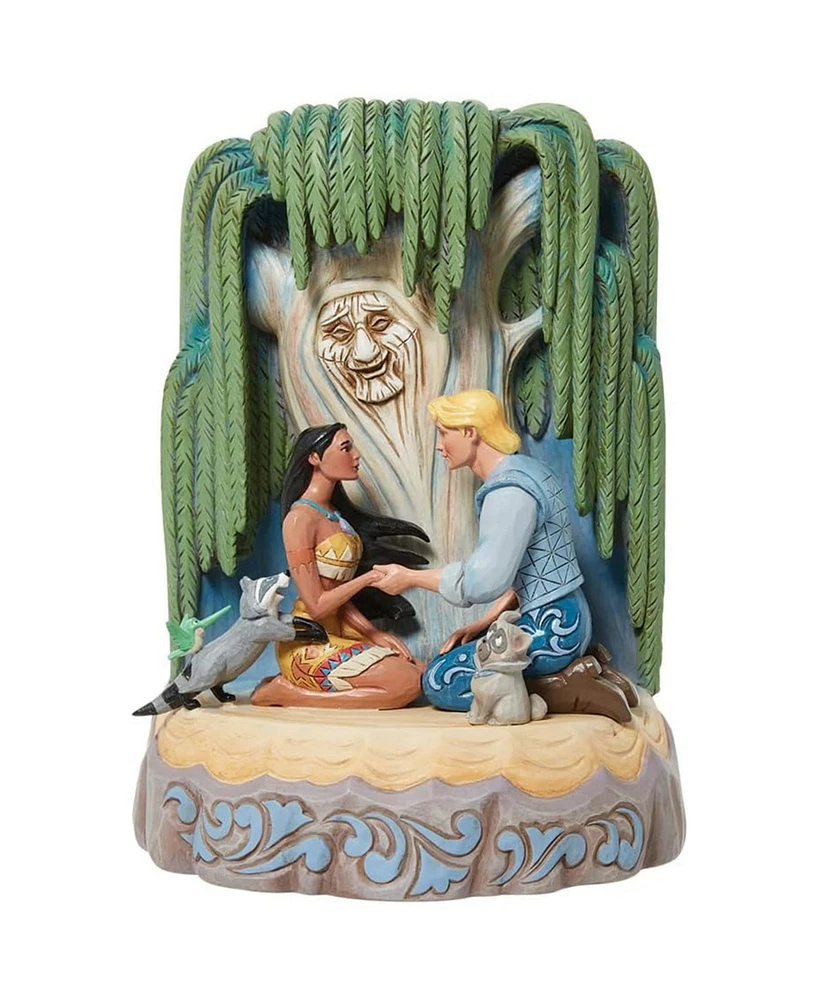 Enesco Disney Traditions Pocahontas Listen To Your Heart Decorative Figurine 6011925