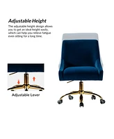 Hulala Home Modern Cute Desk Chair with Adjustable Swivel