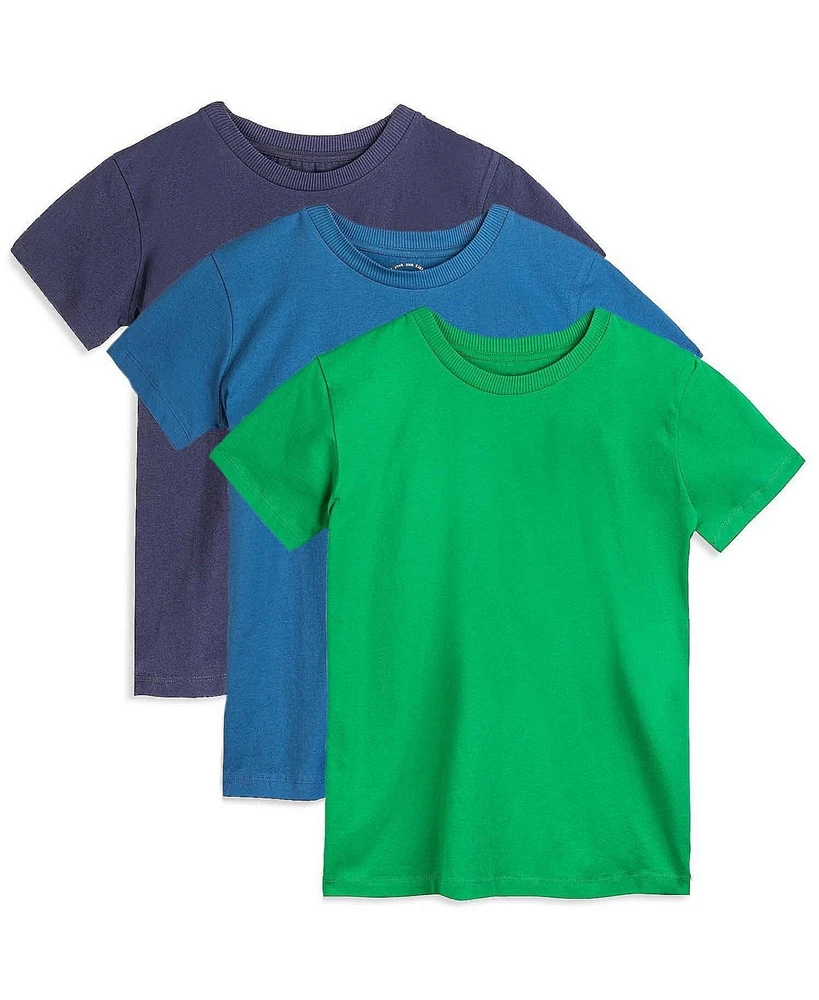 Mightly Boys & Girls 3pk Fair Trade Organic Cotton Classic Fit Tees