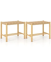 Sugift 18 Inch Dining Stool Set of 2