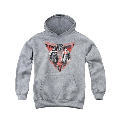 Batman V Superman Boys Youth Batlle For Gotham Pull Over Hoodie / Hooded Sweatshirt