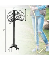 Inolait Detachable Freestanding Hose Holder for Outdoor Yard Garden Lawn