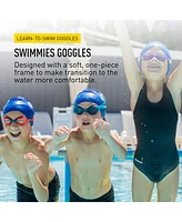 Finis Boys Swimmies Learn-to-Swim Goggles, Aqua/Clear