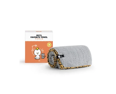 Kproduct4u Pet S Favorite Towel, Premium High Quality Microfiber Mustard (L)