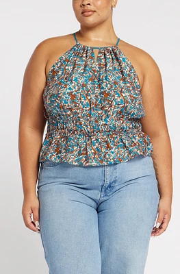 Joie Plus Printed Valarie Crop Top