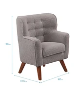 ECR4Kids Mila Arm Chair, Dark Sage