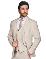Gino Vitale Men's Skinny Fit 3-Piece Suit