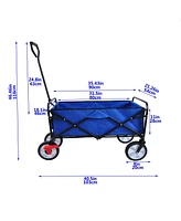 Streamdale Furniture Folding Wagon Garden Shopping Beach Cart