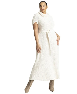 Eloquii Plus Size Cocoon Sweater Dress