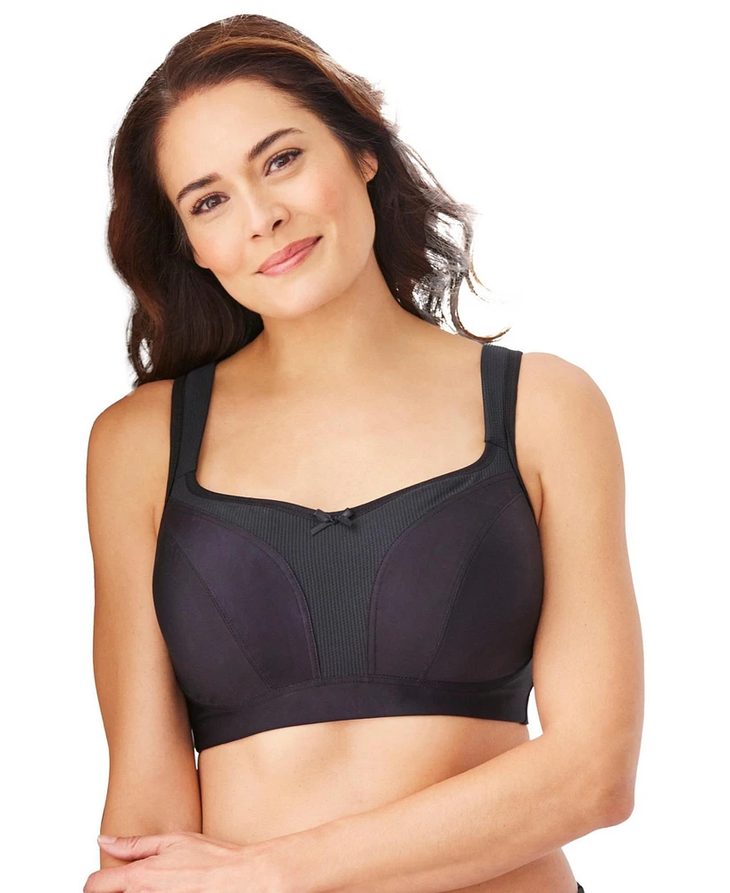 Comfort Choice Women's Limitless Wirefree Low-Impact Back Hook Bra