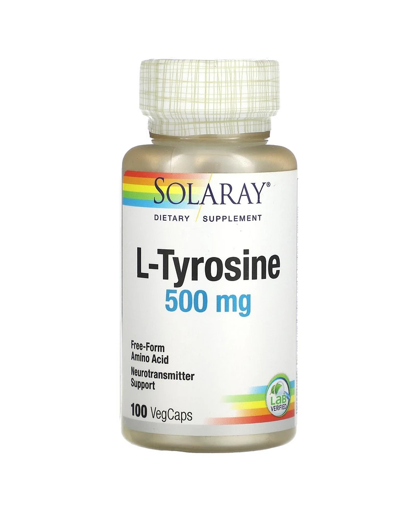 Solaray L-Tyrosine 500 mg - 100 VegCaps