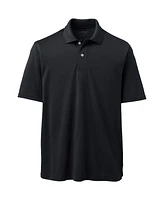 Lands' End Men's School Uniform Short Sleeve Polyester Polo