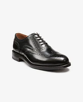 G.h.bass Men's Monogram Double Brogue Wingtip Derby Dress Shoes
