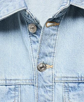 Mango Women's Buttons Detail Denim Jumpsuit