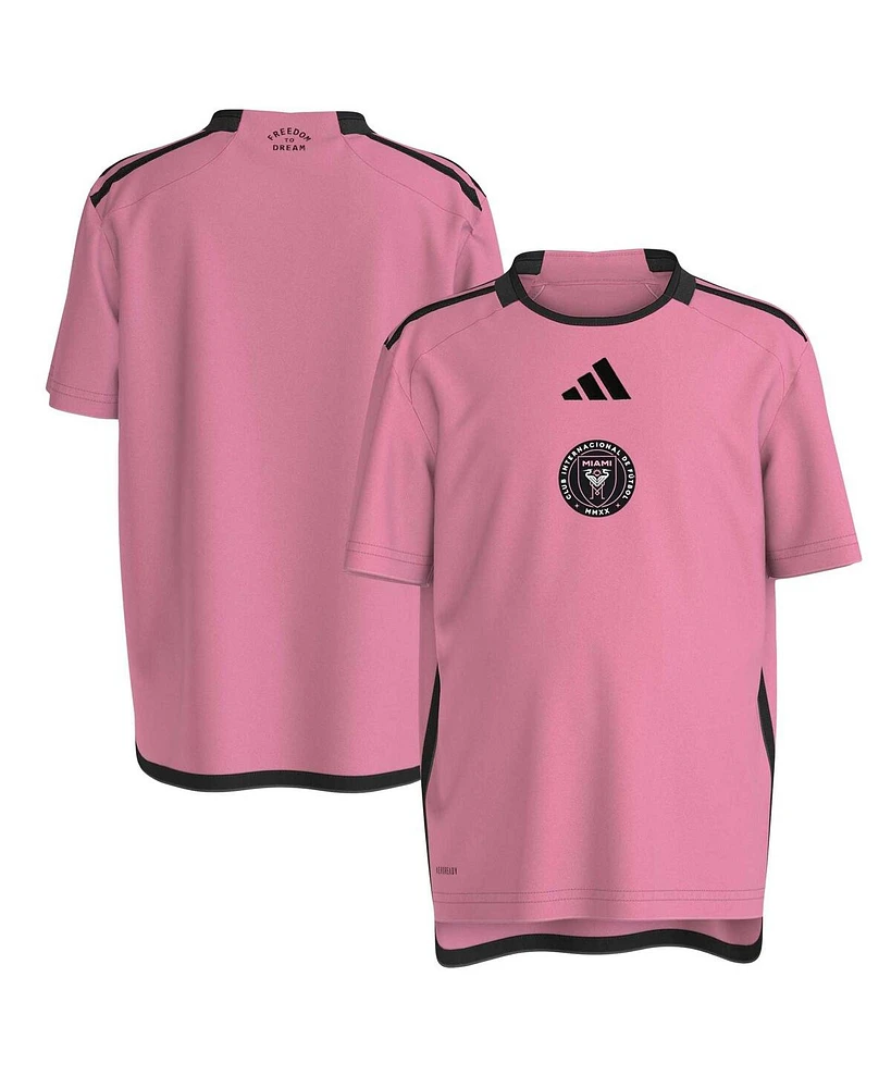 Adidas Toddler Light Pink Inter Miami Cf 2024 Aeroready Team Jersey