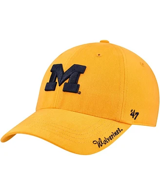 47 Brand Women's Maize Michigan Wolverines Miata Clean Up Adjustable Hat