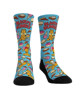 Rock 'Em Men's and Women's Socks Garfield Always Hungry Crew